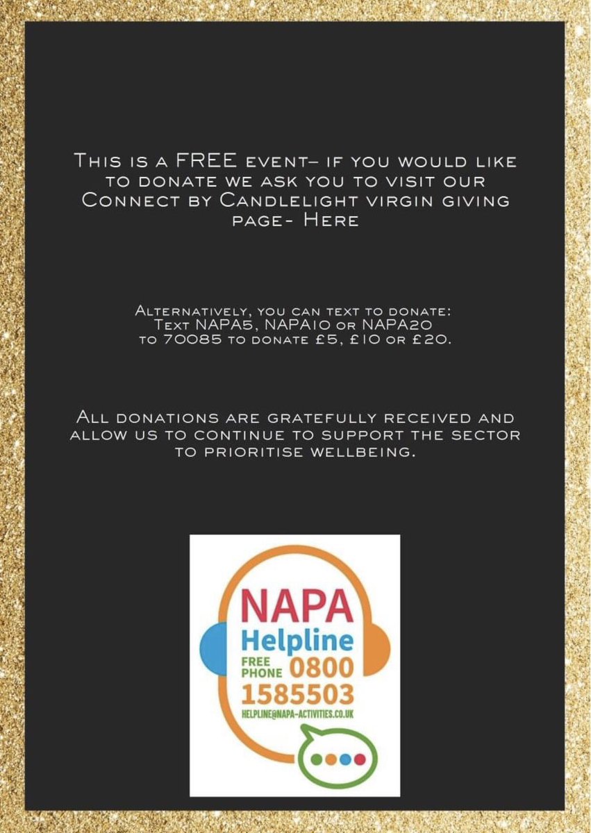I’m so EXITED and GRATEFUL to be taking part in @NAPAlivinglife “Connect by Candlelight” Christmas Concert!🎅🏼PLEASE help support this AMAZING charity in ALL that they do!✨.                                   DONATE WITH LINK : uk.virginmoneygiving.com/charity-web/ch…