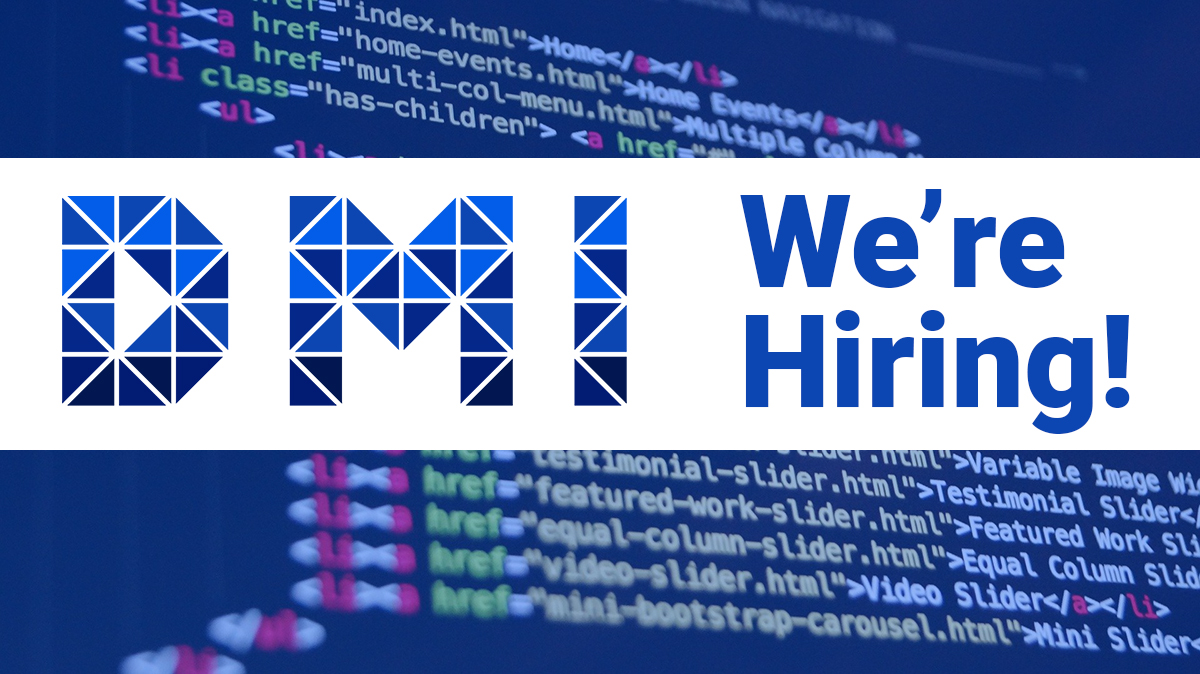 We're hiring!  DMI is looking for Full Stack Software Engineers to join our growing team.  Full details and application here:  precisionreality.com/careers/ #jobopenings #SoftwareEngineer #iotjobs