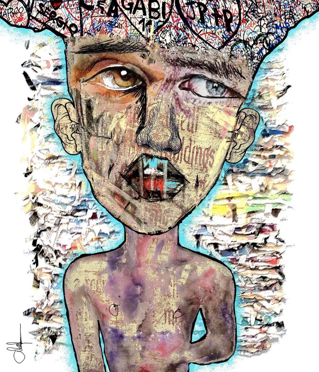 Anxiogène (Digital Art , Alain Francoeur 2020)
