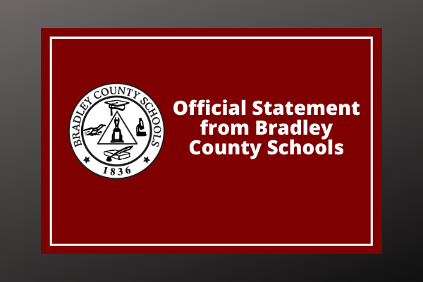Official Statement from Bradley County Schools - Please see the release from BCS regarding Bradley Central High School moving to virtual learning on Thursday, December 10th, and Friday, December 11th. edl.io/n1352557