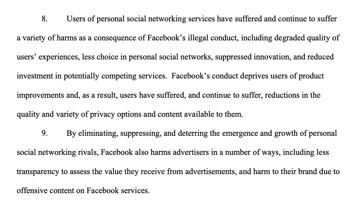 "Facebook users suffer many harms, like being exposed to Nazi propaganda, and listening to others who now *like* Nazi propaganda. Advertisers are harmed by being associated with Nazi propaganda."
