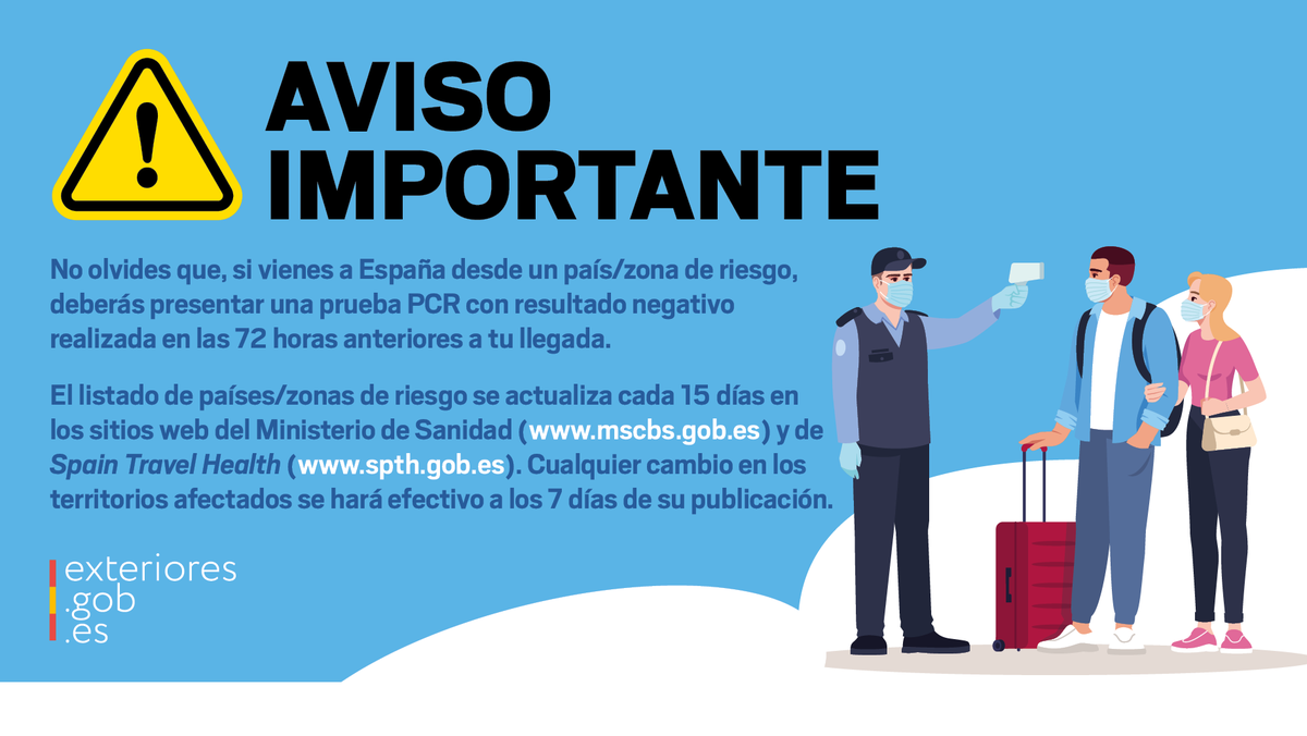 EmbEspMali's tweet photo. ¿Vas a viajar próximamente a #España? Opten tu código QR a través de la app Spain Travel Health o de la página web y preséntala a tu llegada. También puedes presentar el formulario en papel 
💻 https://t.co/MFyTRTSW8q https://t.co/qvNNLGmhTp