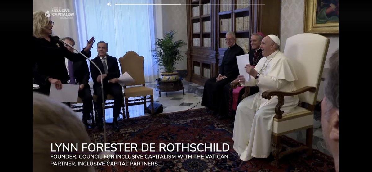 WTF and WOWThe Pope & Rothschild Family introduce the (RESET) Council for Inclusive Capitalism, to build a more inclusive economy  ‘a historic new partnership to reform capitalism - $10.5tr in assets, and 200mln workers in over 163 countries’