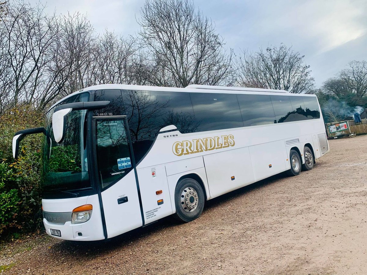 Nice to have two coaches out on private hire today for a local school taking students to Perrygrove Railway &amp; Ice Quest Malvern.
#teamgrindles #gowithgrindles #travelwithgrindles #privatehire #coachtravel #cinderford #forestofdean #gloucestershire