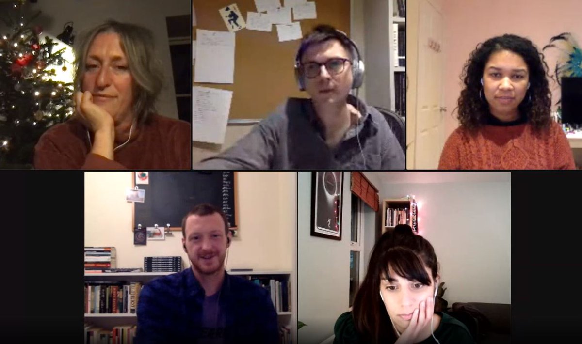 'Do you need to be a big reader to do your roles?' asks Edmund Gordon. @a_pirmohamed 'my own writing doesn't progress or grow if I'm not reading.'