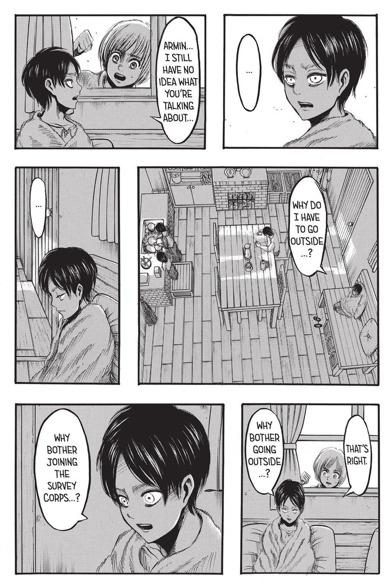 I forgot to insert the trost arc where armin woke eren up. that scene was amazing too and I wish we'd get to see similar scene for the final like I predicted in my theory thread !!but yes, I really love them both here.