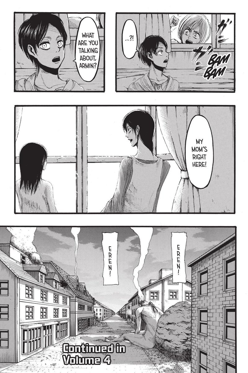 I forgot to insert the trost arc where armin woke eren up. that scene was amazing too and I wish we'd get to see similar scene for the final like I predicted in my theory thread !!but yes, I really love them both here.