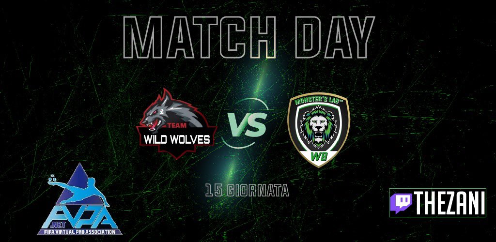 NoFearXI's tweet photo. ~MATCH DAY~
๐@FVPA_net Serie D4 - 15ยช Giornata
๐#FCWildWolves
๐ฆ22.30
๐บ https://t.co/tD6CdeFYCM
Powered by @MonstersLabMB https://t.co/2DWmXk4uX5
