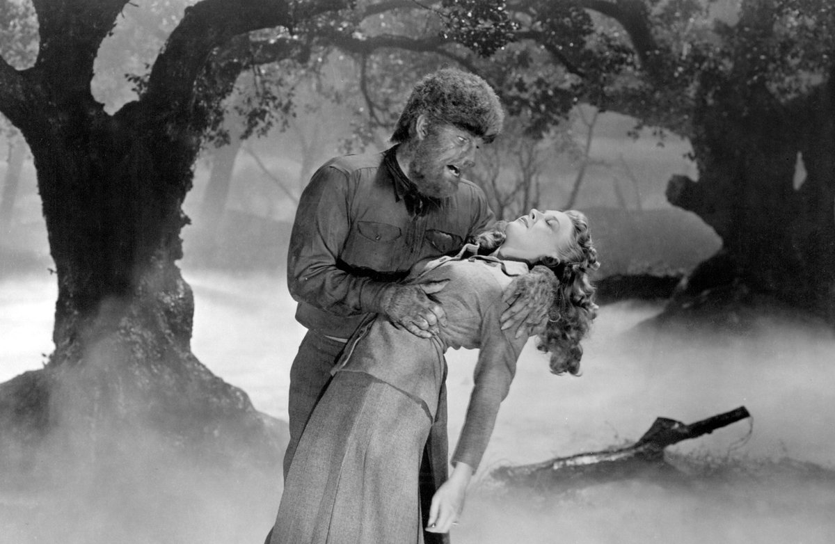 FANGORIA's tweet photo. On this day in 1941, THE WOLF MAN, starring Lon Chaney Jr. released! Did you know: THE WOLF MAN is the only Universal Monster to be played by the same actor in all his 1940’s film appearances. https://t.co/2Tm4SUF2XU