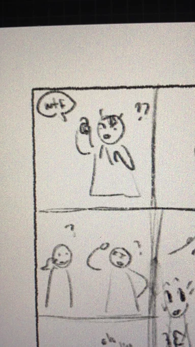 Sometimes I think idk if anyone would work with me on my comic when my thumbnails look like this 