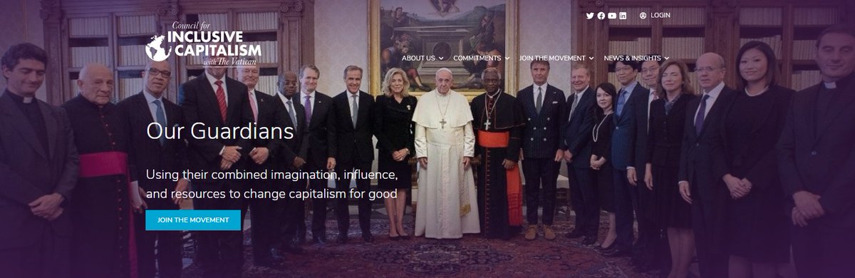 An avalanche of corporate marketing attempts to lay siege to the collective psyche. They seek to maintain the  #sociallicense in order to secure/continue their plunder within a new global architecture.Presenting the "guardians" & "stewards" as deemed by the  #Pope &  #Vatican.  https://twitter.com/CJBowden1/status/1336747622673969153