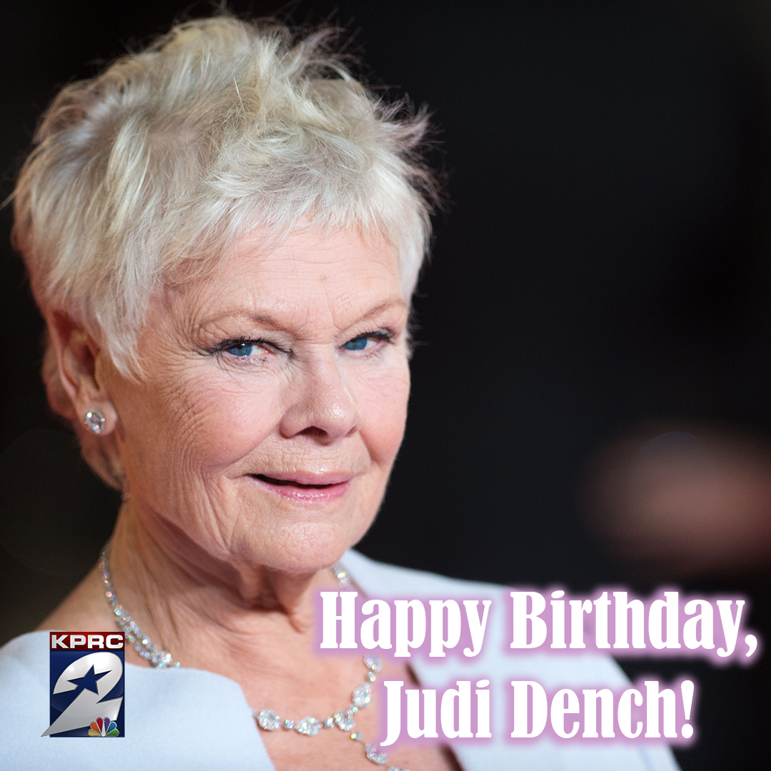 Happy Birthday, Judi Dench! The actress is 86 years old today. 