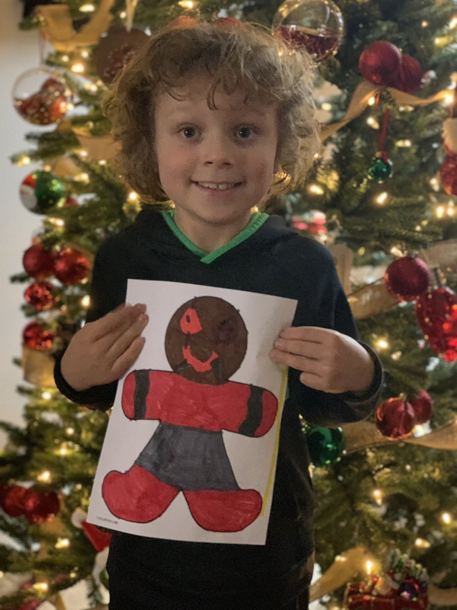 There was a #GingerbreadMan running around our house today! <a href="/SLCSHardy/">Hardy Elementary</a>