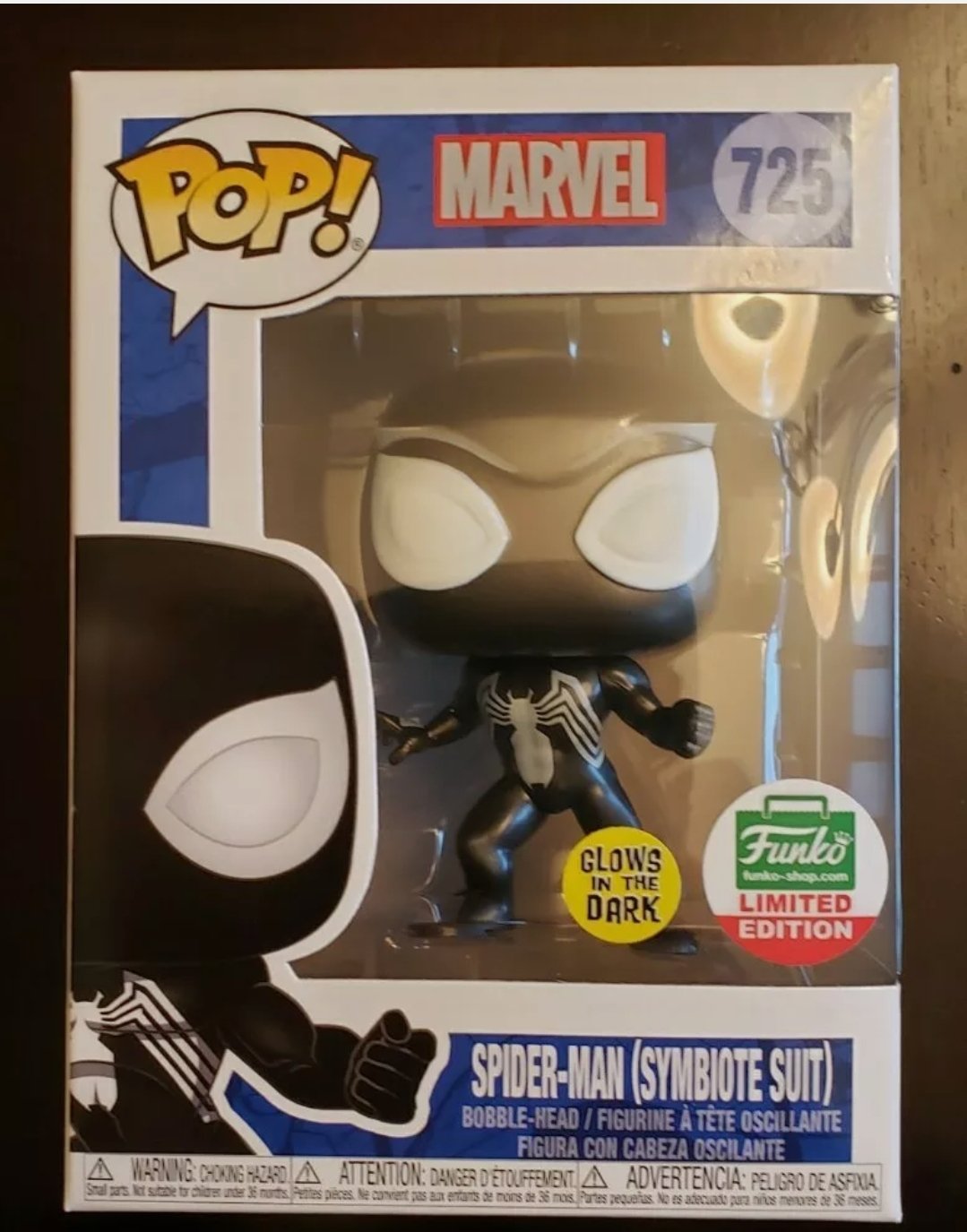 Spider-Man symbiote suit Funko Pop! - town-green.com