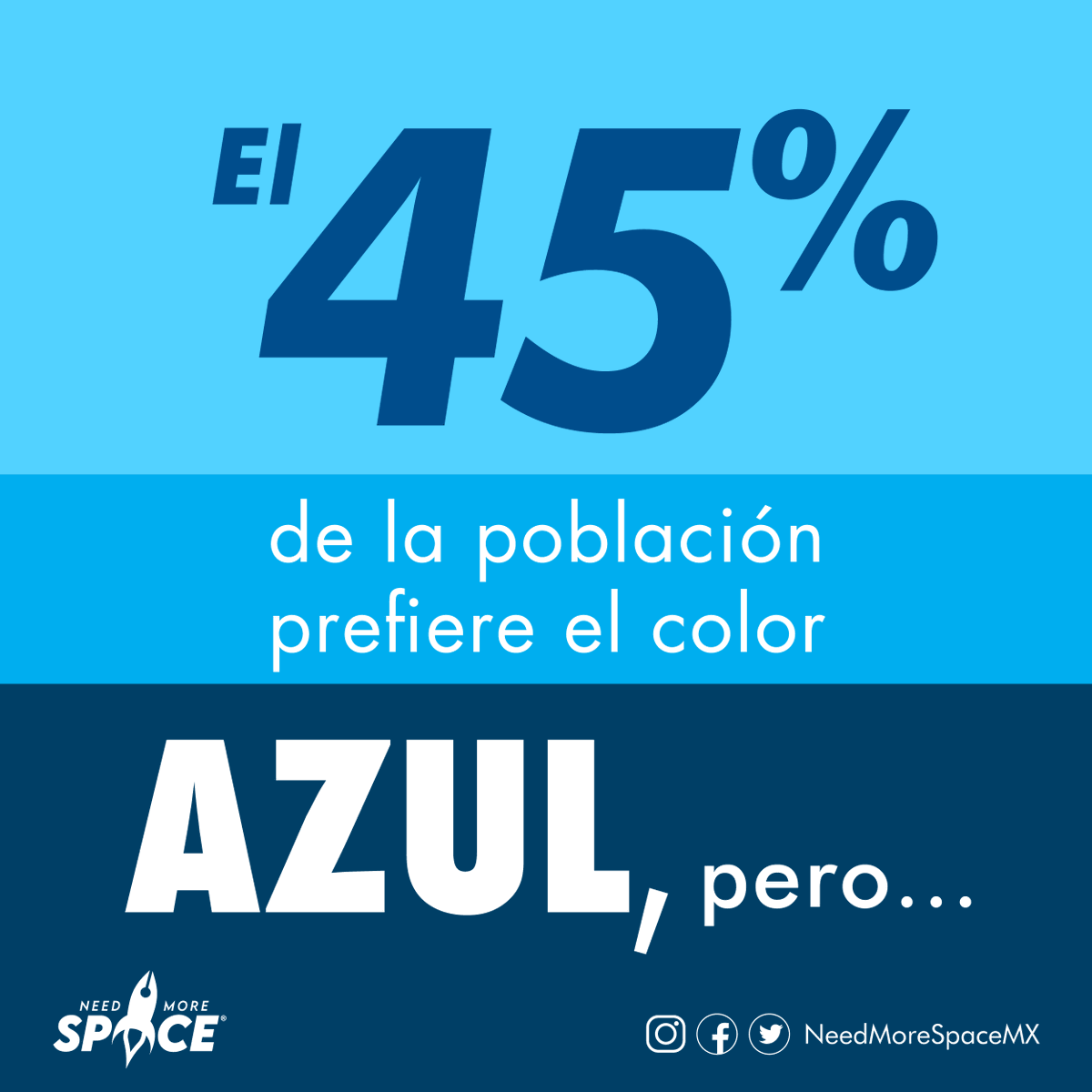 needmorespacemx's tweet photo. 💙 Más datos sobre los colores en la siguiente liga 🙃 🚀

https://t.co/b5EuZFe1ep

🔴🟠🟡🟢🔵🟣🟤⚫️

#design #Color #diseño #psicologia #colores #diseñografico #publicidad #azul #psicologiadelcolor 
#OpeningYourUniverse #marketing https://t.co/uPitwhINcy