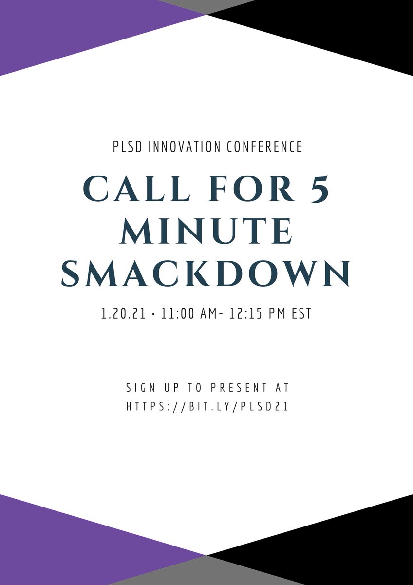 Join <a href="/PLSD/">Pickerington Schools</a>  7th Innovation Conference. 

Call for proposals: bit.ly/PLSD21

<a href="/SeymourEducate/">Brian Seymour</a> 

#edtech #ditchbook #tlap #ETCoaches  #hacklearning #GSuiteEdu #GoogleEDU #celebratED #cuechat #k12artchat #masterychat #EduGladiators #edchat #LeadLAP #globalgeg #plsdproud