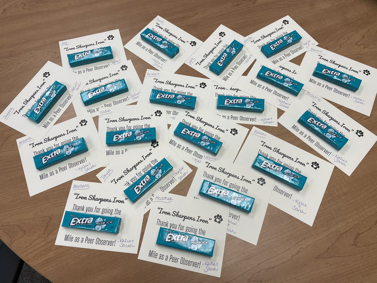 apexescougars's tweet photo. โIron Sharpens Ironโ Thank you to the 19 teachers who conducted peer observations this month! There is so much power in being in each otherโs classrooms, reflecting and sharing best practices together!๐๐๐พ https://t.co/251vR3RNdn