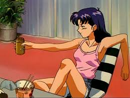 Si Misato veut accomplir son but, qui est de vaincre les EVAs, elle aura besoin manipuler de les autres et, même si c'est à contrecœur (contrairement à Gendo)... se servir des faiblesses d'un gamin en pleine puberté, comme Shinji est une étape obligatoire pour venger son père.