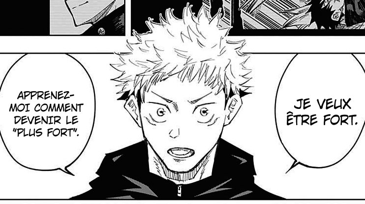 De là Yuuji a compris que pour choisir comment mourir il allait devoir devenir plus fort mais juste après une autre réalité le rattrape
