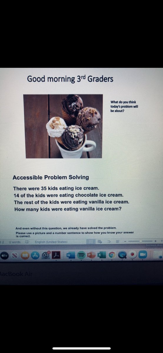 Ms_Miranda21's tweet photo. TODOS mentions the importance of creating accessible problem solving word problems for students. During this workshop they demonstrated the importance of creating a word problem that is engaging and challenging. However, making it comprehensible for students https://t.co/qzaELT9tjn