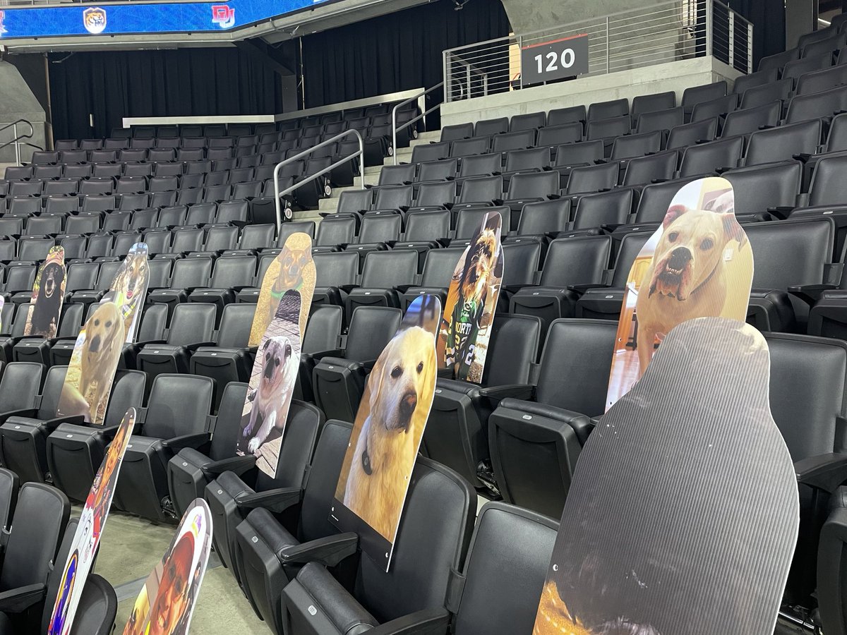 BaxterArena's tweet photo. On the 9th day of December @TheNCHC gave to meeee....9️⃣ doggies in section 1️⃣2️⃣0️⃣
🐶🐶🐶🐶🐶🐶🐶🐶🐶
#BaxterArena | #DaysOfDecember https://t.co/QcOqmPO2kP