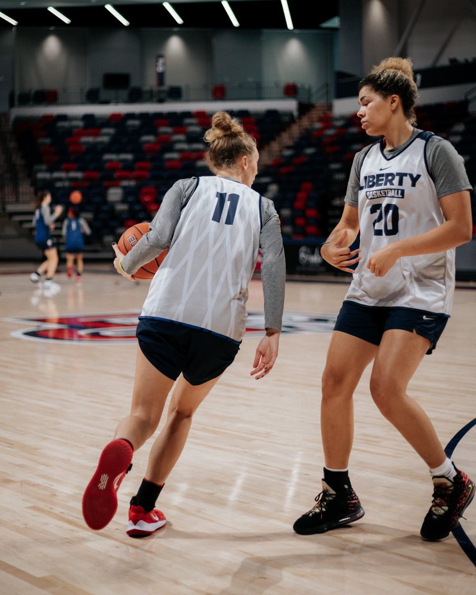 LibertyWBB's tweet photo. Locked in. Tip-off in 3 hours! https://t.co/tYV4qylMJw