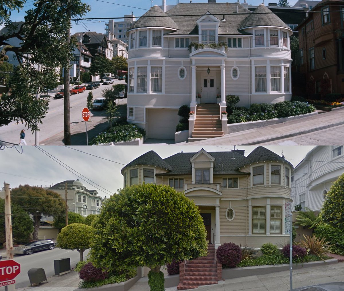 So I just rewatched Mrs. Doubtfire and realized they gave the actual address to the iconic house. I thought it was just the exterior, but the house's online listing lets me explore the whole dang thing.Let's take a journey, shall we?t h r e a d ->