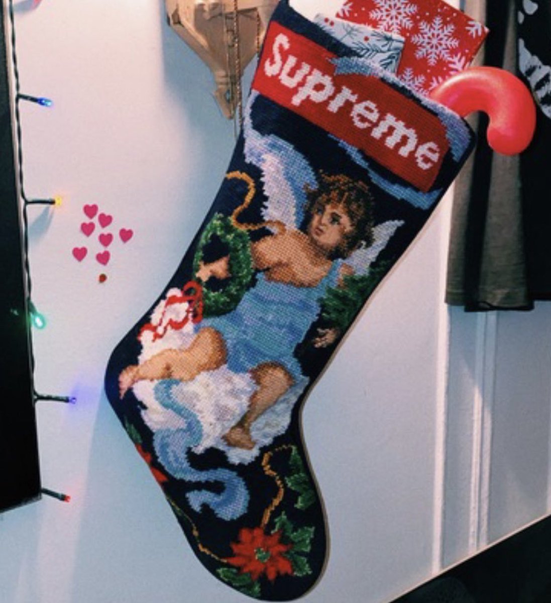 supreme christmas stocking