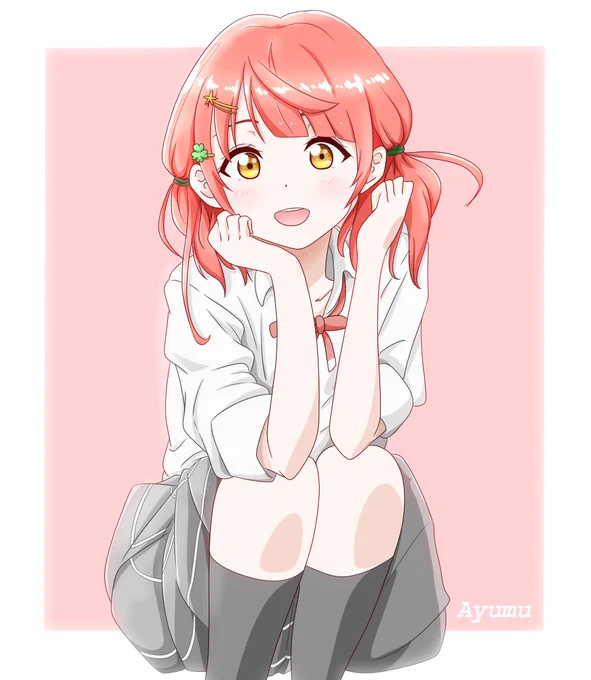 笑顔がイチバン!☀️

#lovelive #虹ヶ咲 #上原歩夢 
#虹ヶ咲学園イラスト文化祭 