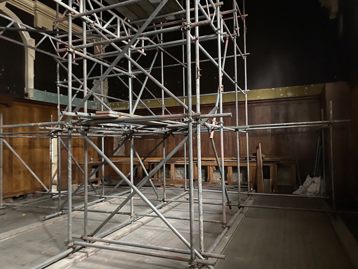PlumbingModern's tweet photo. Interesting site visit today with ⁦@Mick_OD⁩ to another #listedbuilding with lots of #history including #underground bunkers and part of the building had been  #fire at some point. We appear to be working more and more in this #environment #constructionuk #m+e https://t.co/HYEpwpv1Se