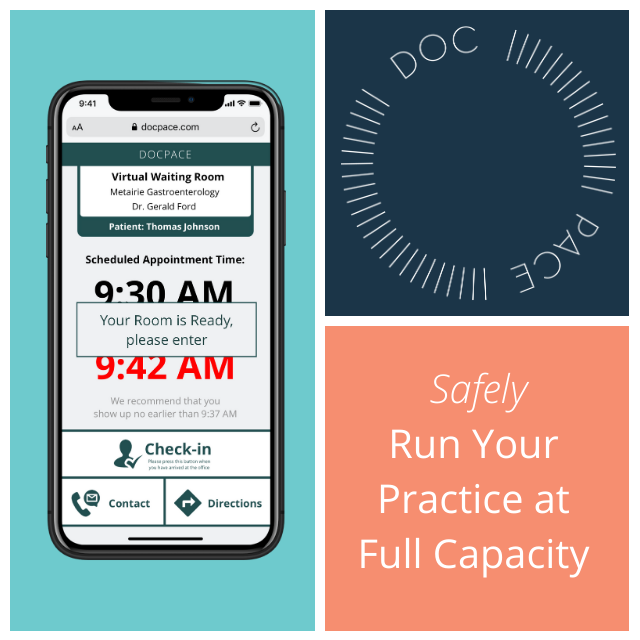 DOCPACE_'s tweet image. Has your practice been struggling with patient and staff safety precautions or maintaining a full schedule? DOCPACE is the Front Office AI solution that provides your practice with #PatientCommunication, #ScheduleOptimization, and the DOCPACE Virtual Waiting Room.
