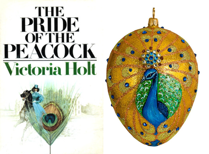 Pride of the Peacock by Victoria HoltEd note: This was really the only choice for this ornament.30/30/repost