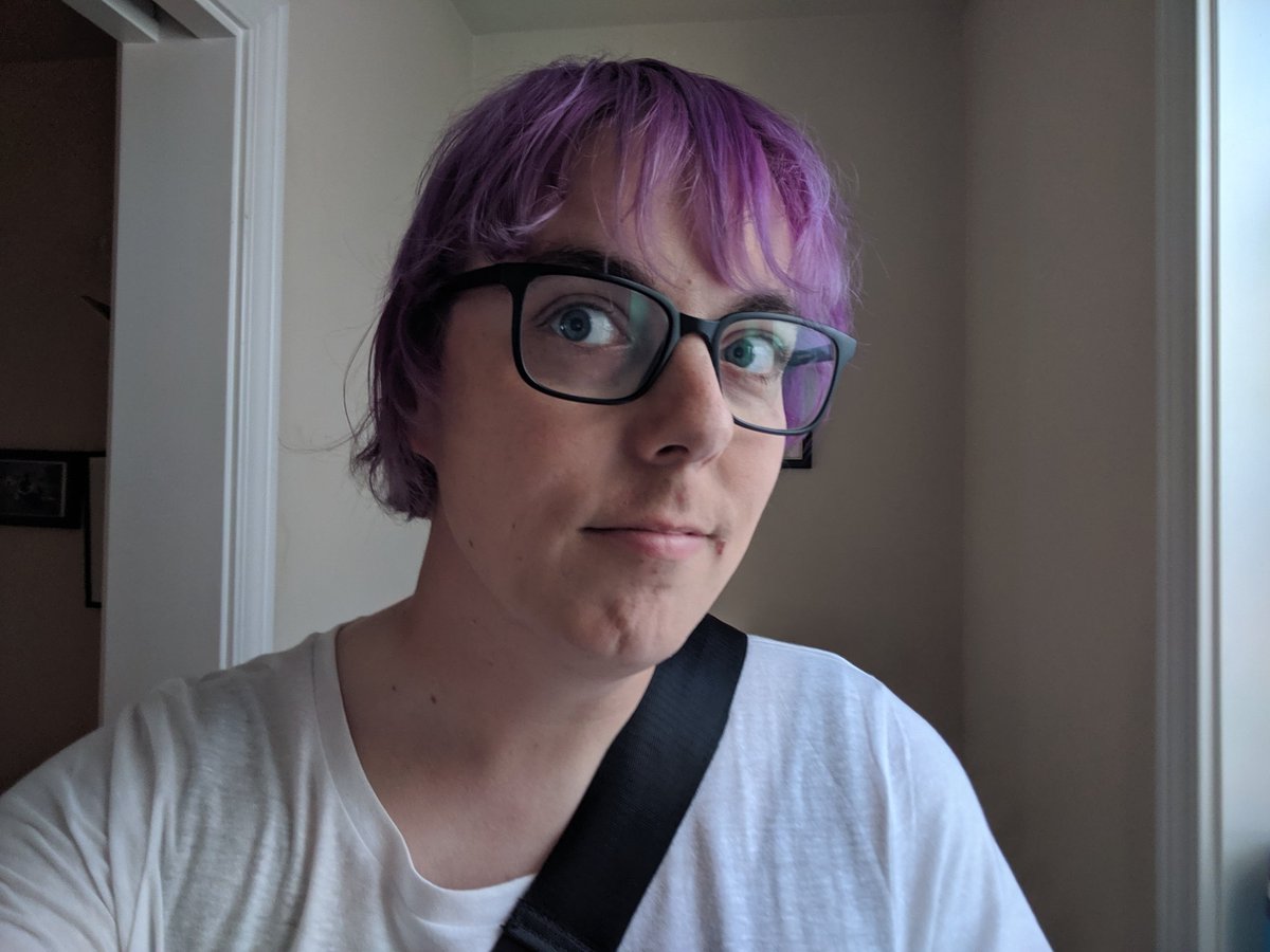 Keep in mind, this was happening even early in my transition, when I still looked like this: