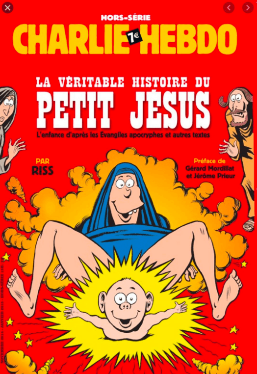 But the fact that France does caricatures of religious figures is not unique is done to all religious figures. This is to the distaste or disgust of many international observers but over here it is considered as part of our culture of hostility towards religious dogma.