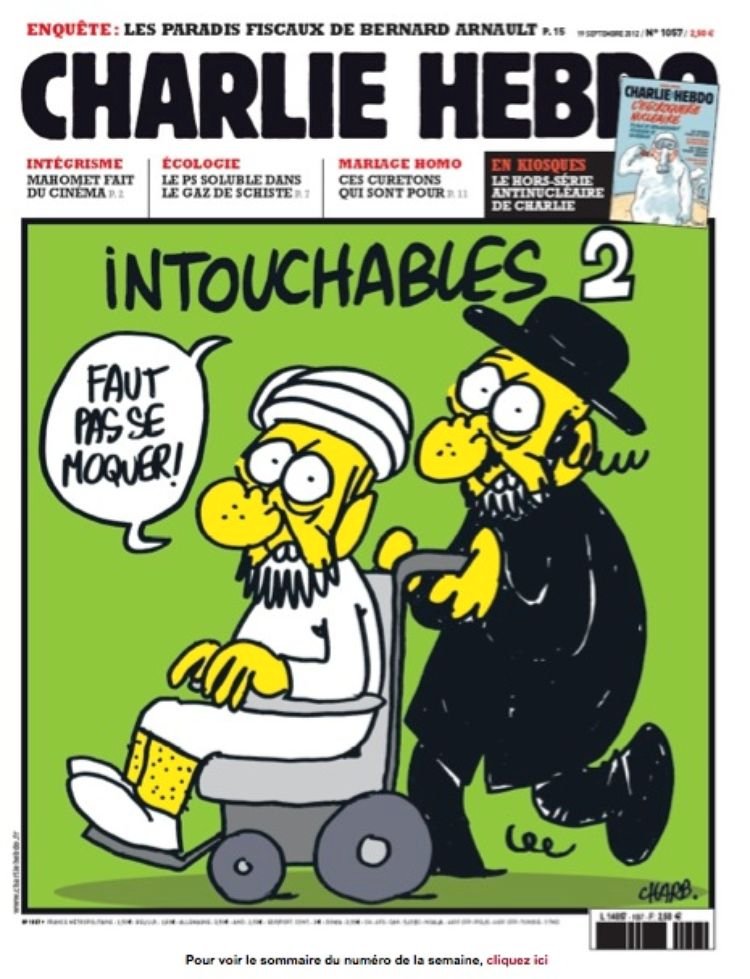 But the fact that France does caricatures of religious figures is not unique is done to all religious figures. This is to the distaste or disgust of many international observers but over here it is considered as part of our culture of hostility towards religious dogma.