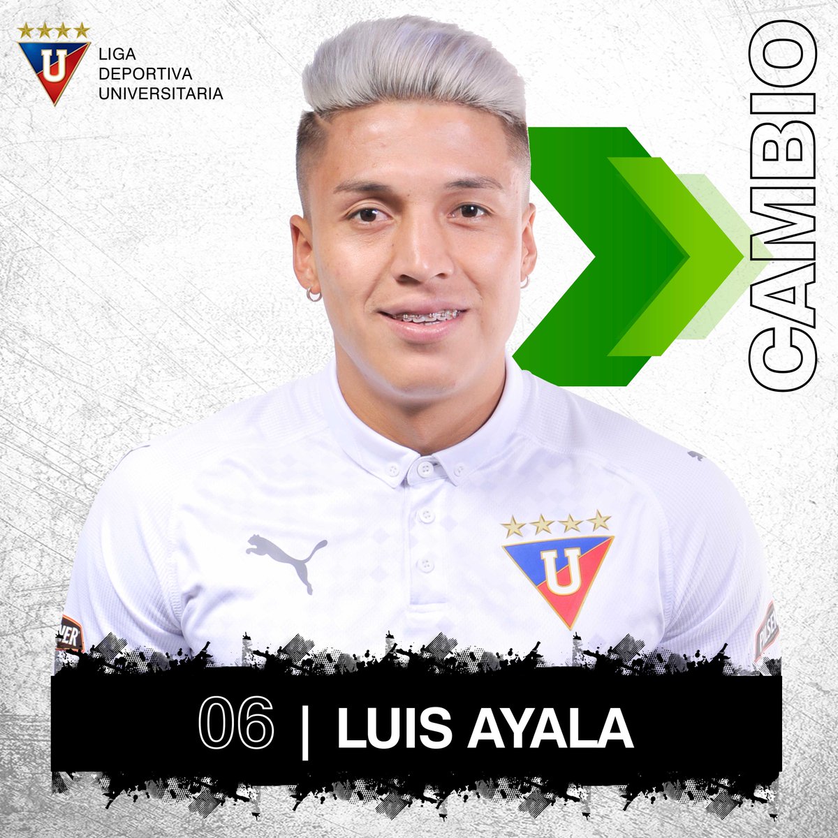 LDU_Oficial's tweet photo. 56' Cuarto cambio en LIGA.
#LDUvsLDUP 1x1
#LigaProSerieA https://t.co/EaIuMy12rq