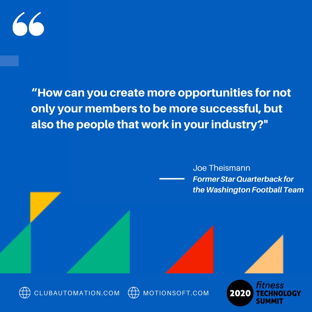 motionsoft's tweet photo. From our amazing keynote session with Joe Theismann

#fitnesstechnologysummit https://t.co/rY8n4Wxz8U