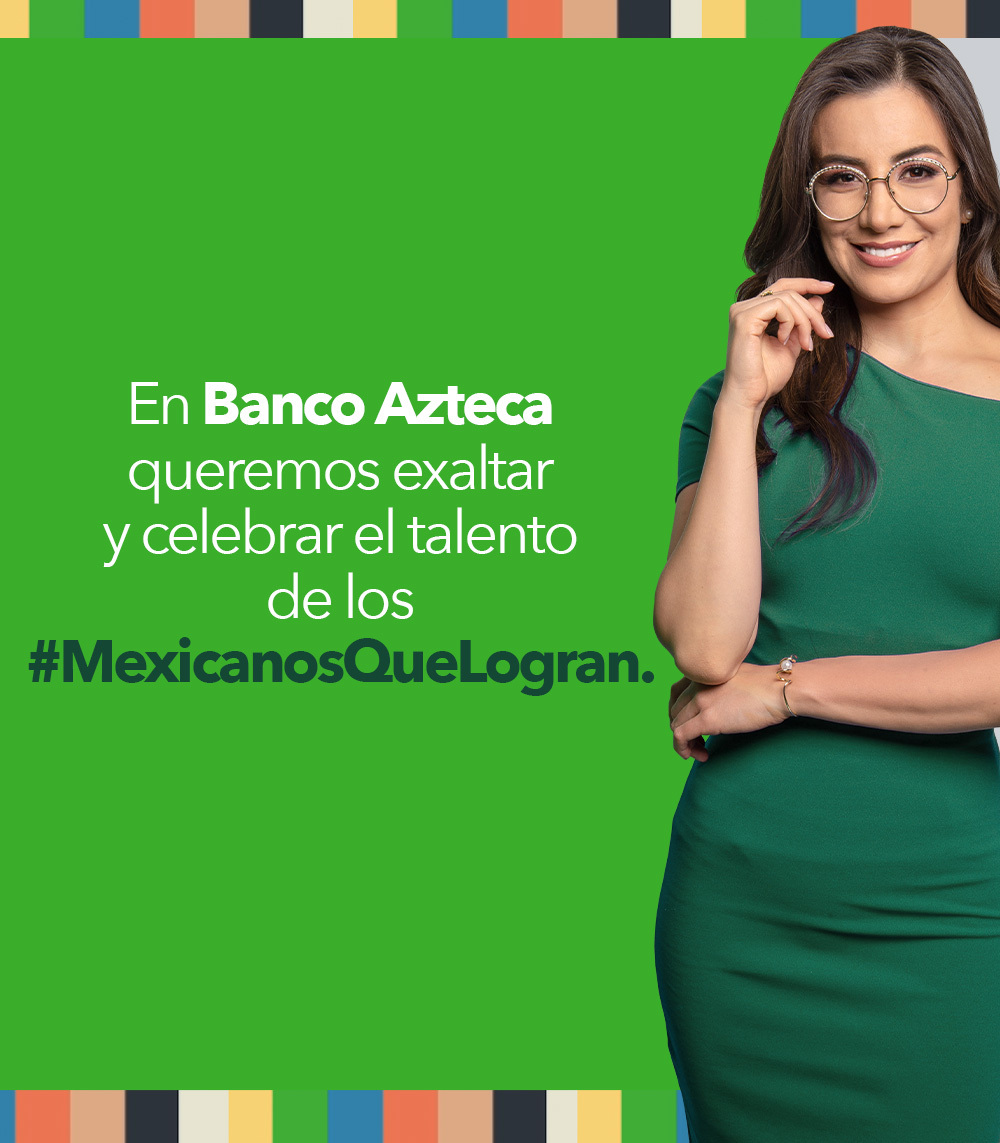 BancoAzteca's tweet photo. Por primera vez, Banco Azteca presenta una serie de televisión. ¡Queremos exaltar y celebrar el talento de los #MexicanosQueLogran! Inspirémonos con sus historias: “Yo también soy mexicano”.

🔴Sábados 19:30 horas, en @adn40: https://t.co/QfNf3dzy3q #SueñasDecidesLogras #YTSMX https://t.co/MPW2N35TyL