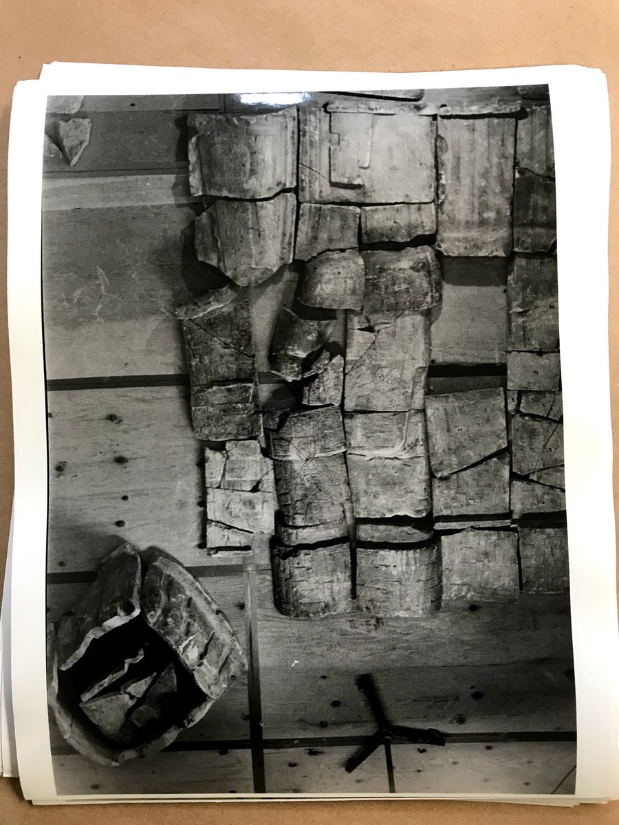 Years of negotiations follow, with the mold eventually arriving in 1945. Many years of debate within the museum of how to cast the monolith. It sits and sits. The plaster suffers breakage, cracking, and abrasion. 18/25
