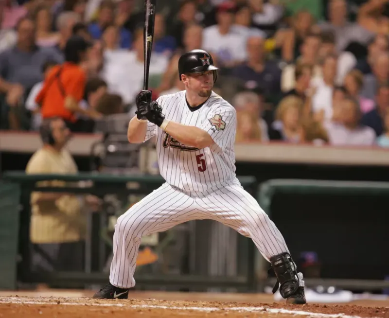 Top WAR Lineup (B Last Names)Must have > 50% G @ PositionC: Johnny Bench (75.2)1B: Jeff Bagwell (79.9)2B: Craig Biggio (65.5)SS: Lou Boudreau (63.0)3B: Adrián Beltré (93.6)OF: Barry Bonds (162.8)OF: Carlos Beltrán (70.1)OF: Jesse Burkett (59.7)DH: Harold Baines (38.7)