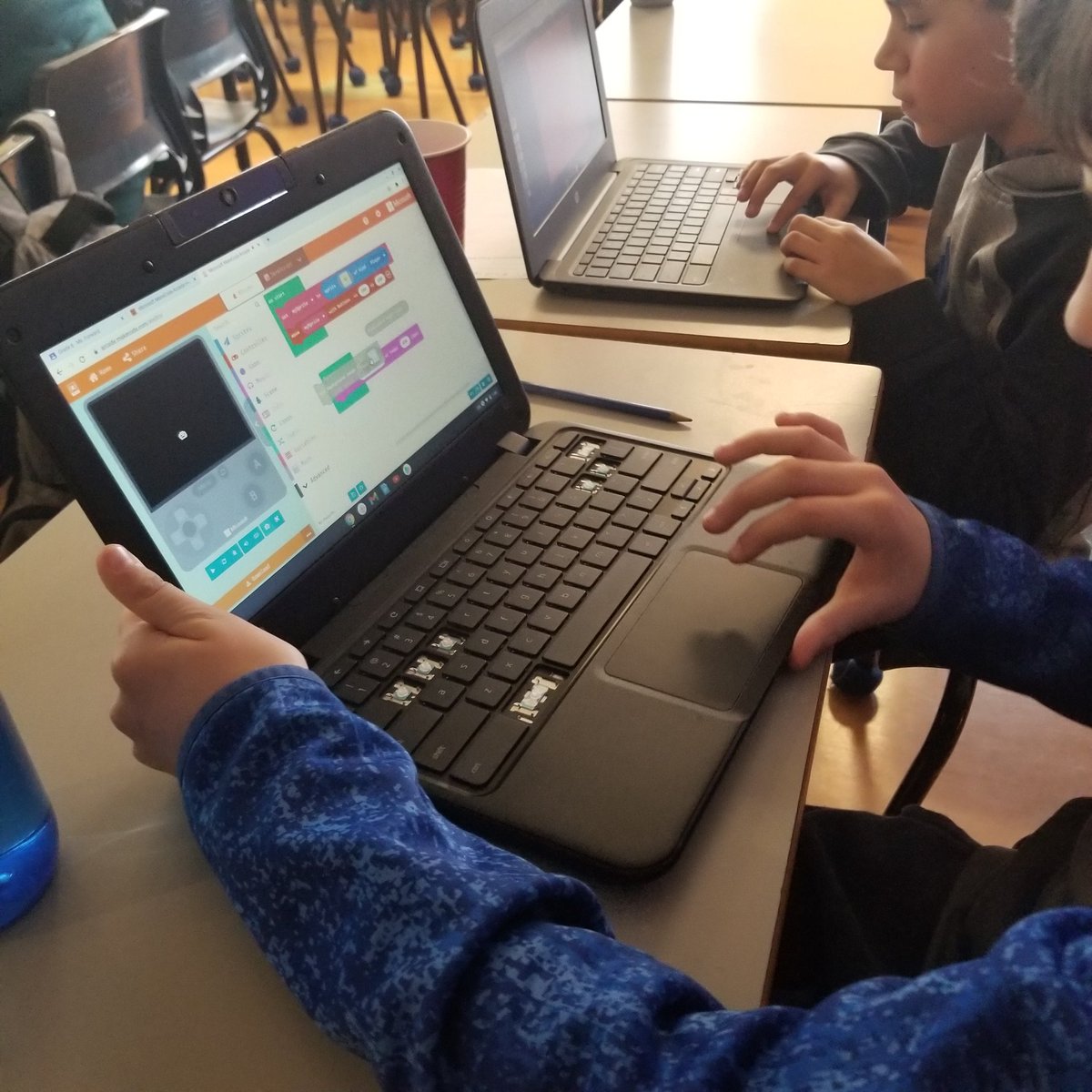 msforward34's tweet image. HOUR OF CODE this week! It was the best afternoon ever!  @nltatesic #CodeWithTESIC