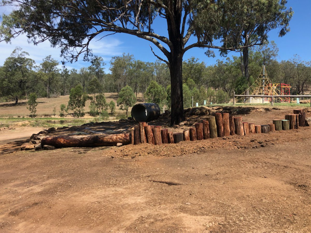 We love seeing nature play spaces come to life! 

The team out at Queensland Moto Park are working hard on bringing their nature play space into reality. We can't wait to see the finished product!

Nature Play Spaces Consultancy Service natureplayqld.org.au/nature-play-sp…