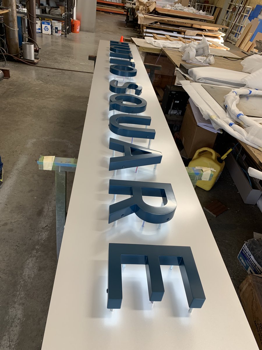 CNDSignsAustin's tweet photo. Shout out to Hutto Square on this beautiful Wednesday! Precision, glowing halos and sunny December days here in Central Texas. CND Signs is here for all your sign design dreams! 
#business #manufacturing #teamwork #cndsigns #austinsigncompany #signshopaustin #huttosquare https://t.co/esM1mj82AF