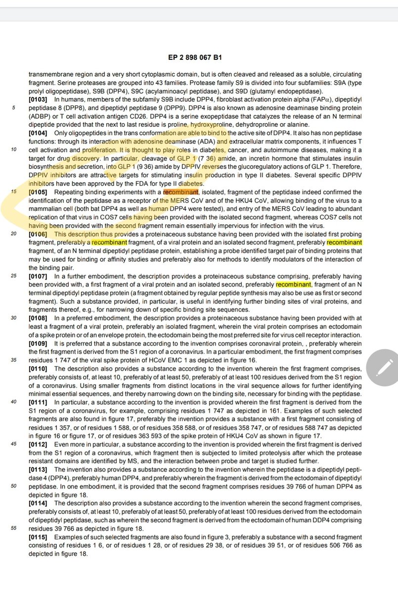 Let me show you the EU patent (2013)human betacoronavirus lineage/sarscov1- patented that virus, using several of the bat studies done in the US, by researchers on NIH/BMGF/WUHAN/US UNIVERSIES payrolls. Experiments/recombinants of this viruscoincidence?  #HowItsMade