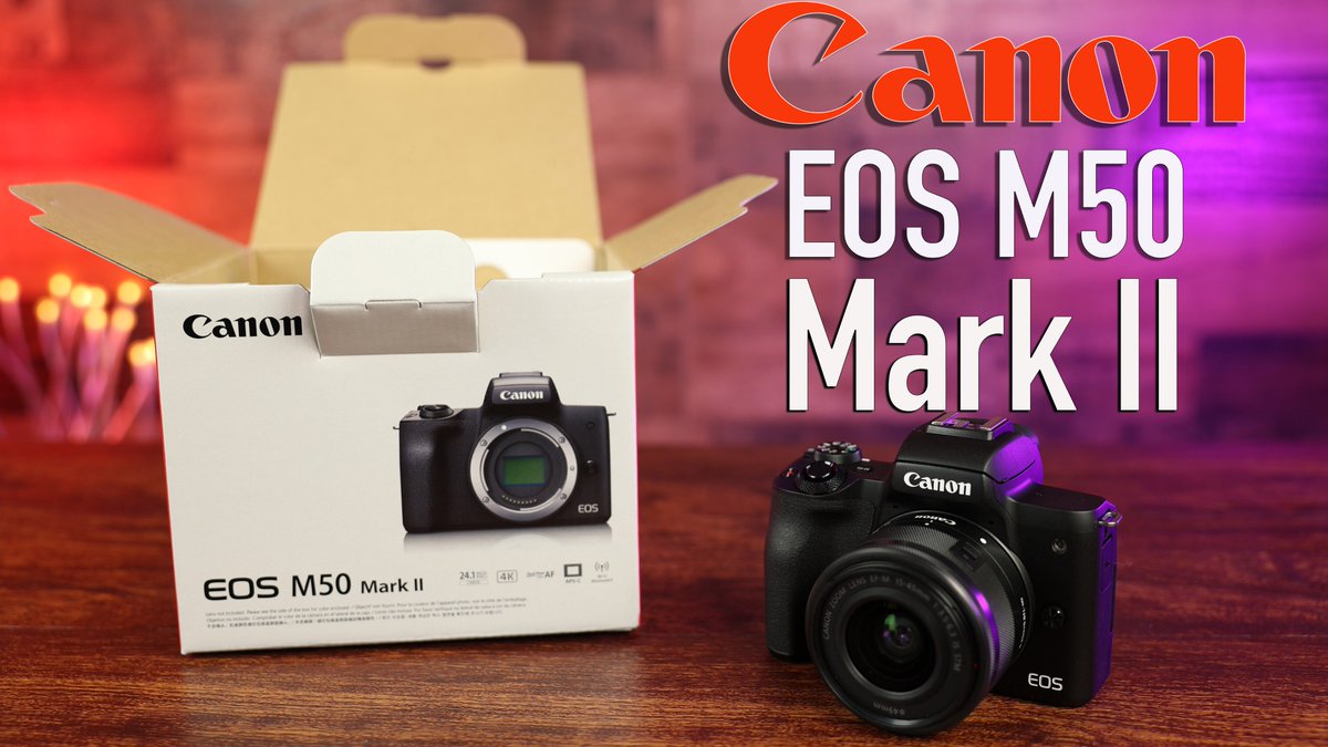 TbonesTech's tweet image. New video is up: Canon EOS M50 Mark II Unboxing youtu.be/_3N3Of1LCQA