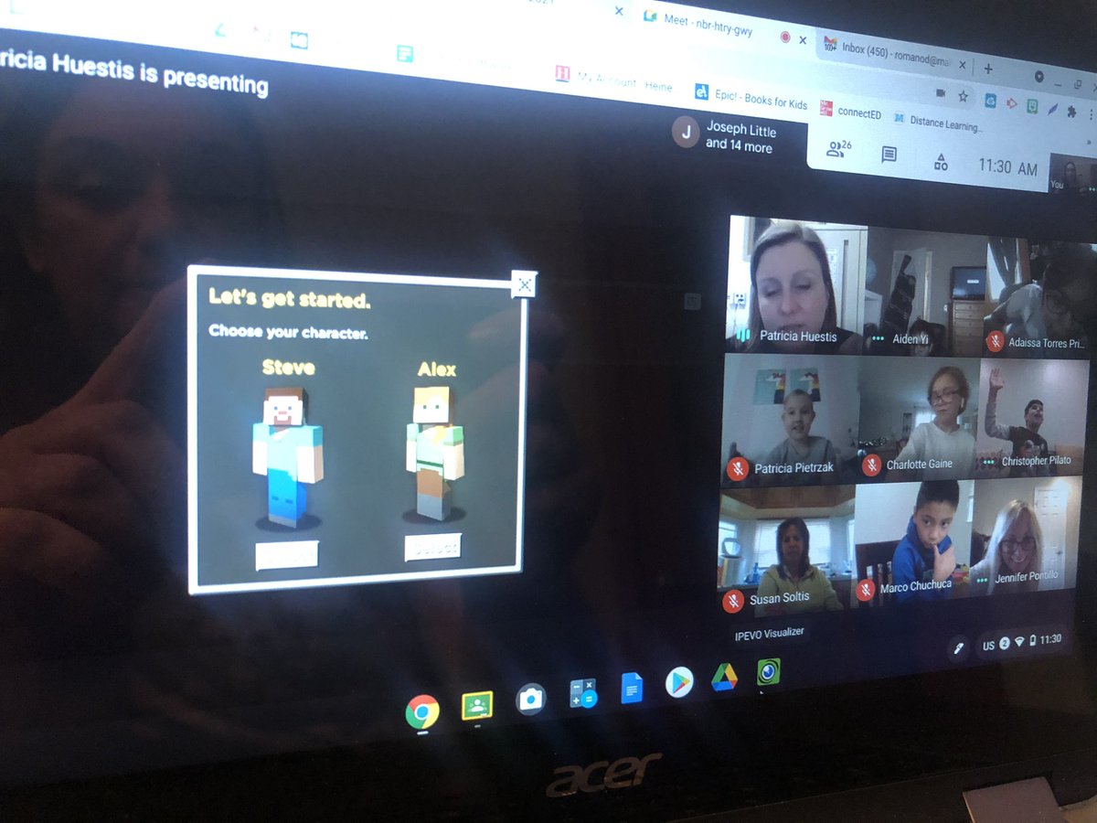 DjmadaffRomano's tweet image. Thank you @trishhues !!! We loved learning about the Hour of Code and how we can participate with the world this week! @bulldogslv @BlessingMahopac @MsSoltis #HourOfCode2020