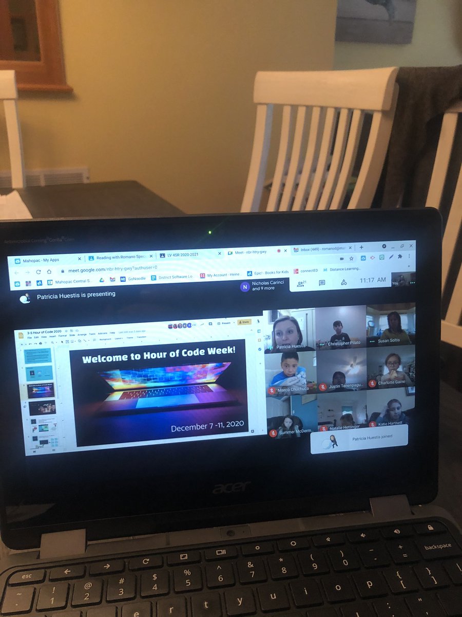 DjmadaffRomano's tweet image. Thank you @trishhues !!! We loved learning about the Hour of Code and how we can participate with the world this week! @bulldogslv @BlessingMahopac @MsSoltis #HourOfCode2020