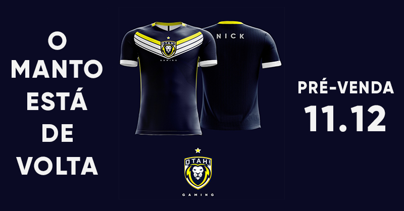 vkg_esports1's tweet photo. E aproveitando o lançamento de #Cyberpunk2077, está tarde para o anúncio?

Ele voltou, agora na versão 2.0. O uniforme da OTAH! Gaming estará disponível para pré-venda nesta Sexta-feira (11) e serão unidades limitadas, então se prepare. #GoOTAH https://t.co/Kx75D0Fzgw