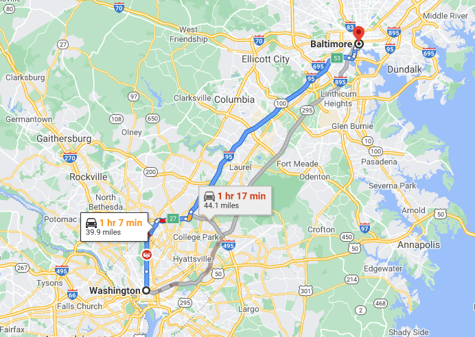 On the east coast this would make Baltimore as expensive as DC, and the cost would stretch out to the bay. (2/8).