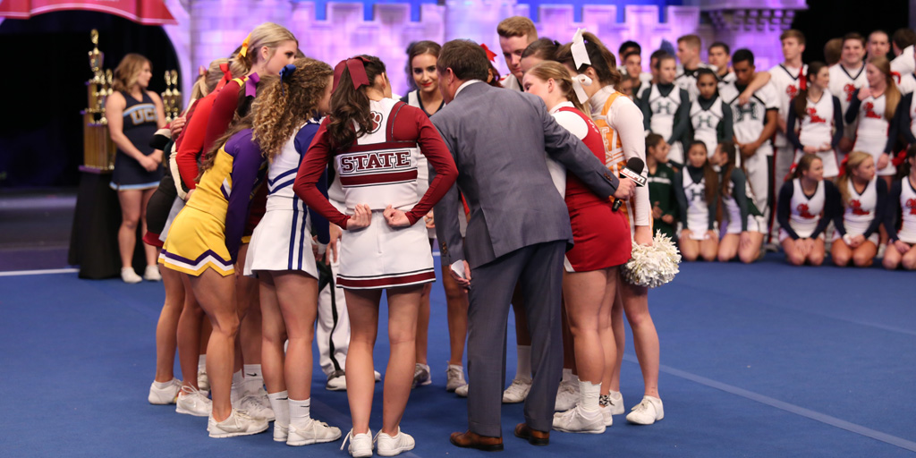 VarsitySpirit's tweet photo. From all of us at Varsity Spirit, thank you, Jeff Webb, for your fearless leadership and your unparalleled vision. We wish you the best as you shift your focus to growing cheer globally, as President of the ICU. → https://t.co/XqC1S7VRm2 https://t.co/Ty3qc4TXWl